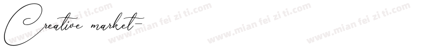 Creative market字体转换